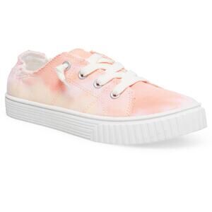 Steve Madden Tennis Shoes NWT Madden Girl Platform Coral Tie-Dye Sneakers 7.5